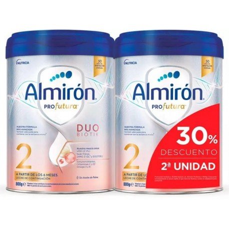 Almirón Profutura 2 Duobiotik 2x800 gr (30% en la 2 unidad)