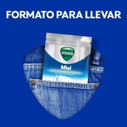 Vicks Caramelos Miel con Mentol 72 gr