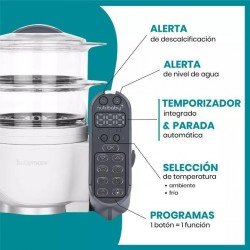 Babymoov Nutribaby Plus 5 en 1 Robot de Cocina + Pouches 15 uds Blanco