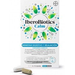 Comprar Iberobiotics Calm Probiótico con Vitamina B2 Bienestar Digestivo y Relajación 28 Cápsulas