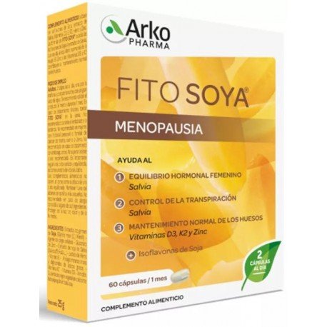 Arkopharma FitoSoya Isoflavonas 175mg 60 Cápsulas