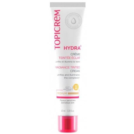Topicrem Hydra+ Crema Tintada Color Medio SPF50 40 ml