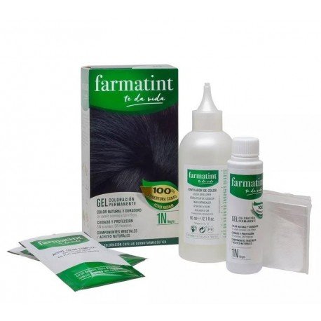 Farmatint Gel Coloración Permanente 1N Negro