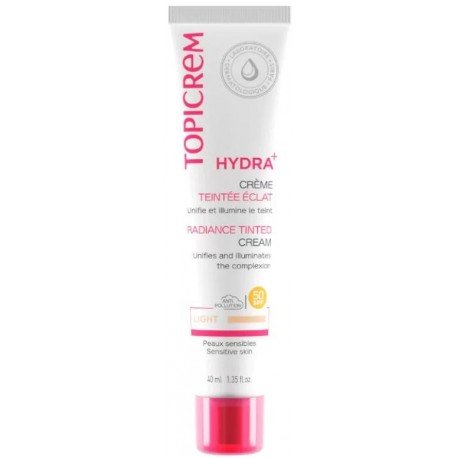 Topicrem Hydra+ Crema Tintada Color Claro SPF50 40 ml