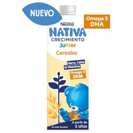 Nestlé Nativa Crecimiento Junior Cereales + 3 Años 1L
