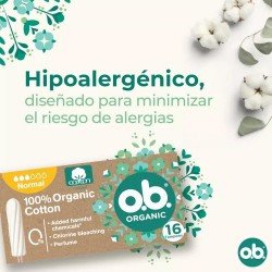 O.b. Tampones Orgánicos Normal 16 uds