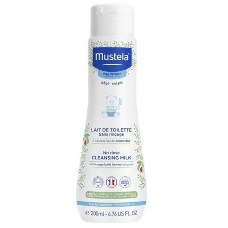Mustela Loción Leche Limpiadora sin Aclarado 200 ml