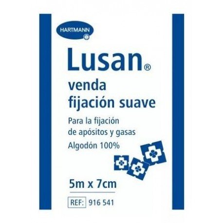 Hartmann Lusan Venda Fijación Suave 5 m x 7 cm