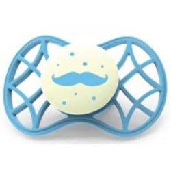 Comprar Nuvita Chupete Reflectante Tetina Anatómica +6m Bigote Azul