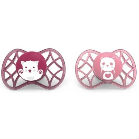 Nuvita Chupetes Tetina Anatómica +6m Rosa 2 uds