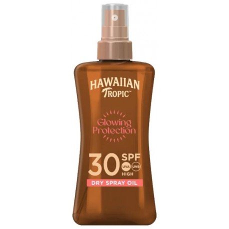Hawaiian Tropic Aceite Bronceador Glowing Oil Spray SPF30 200 ml