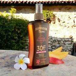 Hawaiian Tropic Aceite Bronceador Glowing Oil Spray SPF30 200 ml