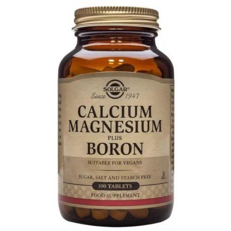 Solgar Calcio/Magnesio Plus Boro 100 Comprimidos