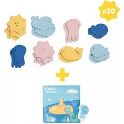 Comprar Badabulle Juguetes de Baño: 1 libro + 1 marioneta + 20 pegatinas