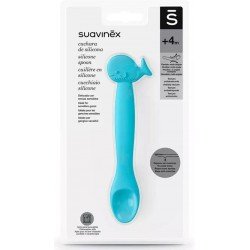 Comprar Suavinex Cuchara de Silicona para Bebés Azul +4m