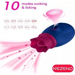 Comprar Nezend Crown Sucking & Licking Vibrador