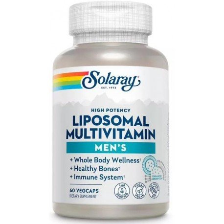 Solaray Liposomal Multivitamin Men's 60 Cápsulas Vegetales