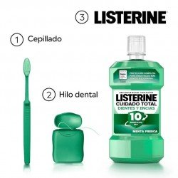 Listerine Cuidado Total Enjuague Bucal Dientes y Encías Menta 500 ml