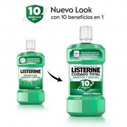 Listerine Cuidado Total Enjuague Bucal Dientes y Encías Menta 500 ml