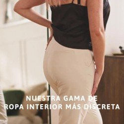 TENA Silhouette Braguita Cintura Alta Mujer Talla M Negro 9 uds