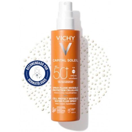 Vichy Capital Soleil Cell Protect Invisible Fluid Spray SPF50 200 ml