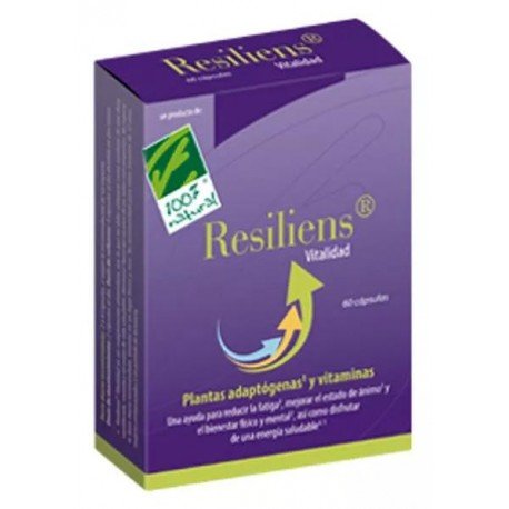 100% Natural Resiliens Vitalidad 60 Cápsulas