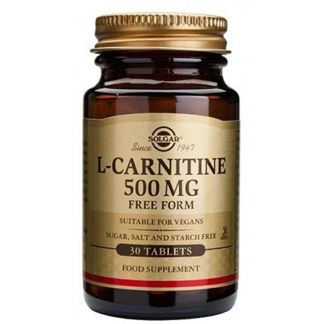 Solgar L-Carnitina 500 mg 30 Comprimidos