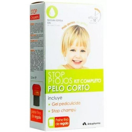 Arkopharma Stop Piojos Pack Pelo Corto (Gel + Champú Antipiojos)