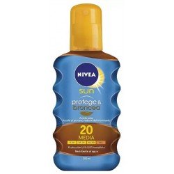 Comprar Nivea Sun Protege&Broncea Aceite Solar SPF20 200 ml