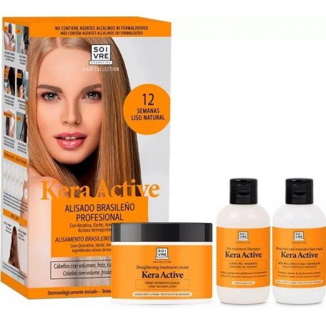 Soivre Kit Alisado Brasileño Proactiva Kera Active