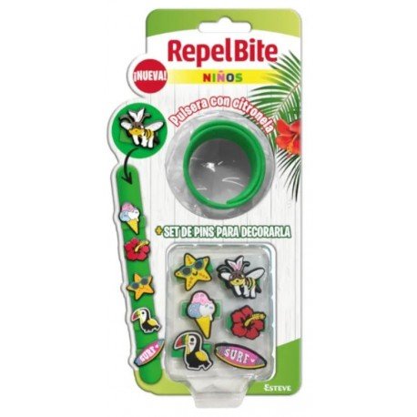 Repel Bite Pulsera Antimosquitos Citronela Niños 1 ud