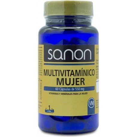 Sanon Multivitamínico Mujer 60 Cápsulas de 550 mg