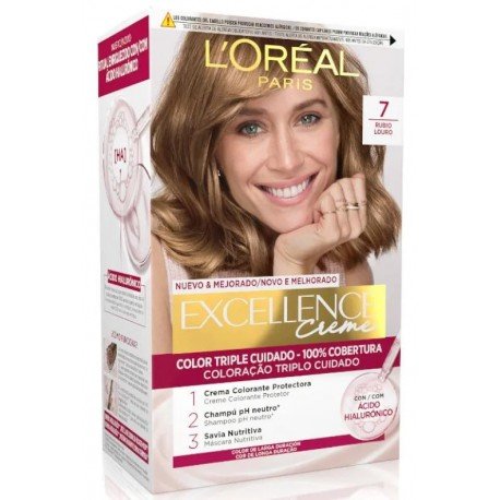 L'Oréal Excellence Creme Tinte Tono 7 Rubio