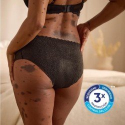 TENA Silhouette Negro Cintura Baja Mujer Talla M 12 uds