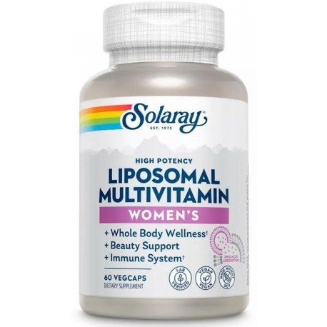 Solaray Liposomal Multivitamin Women's 60 Cápsulas Vegetales