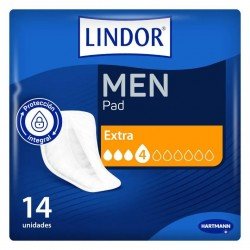 Comprar Lindor MEN Protectores Extra Incontinencia Hombres 4 Gotas 14 uds