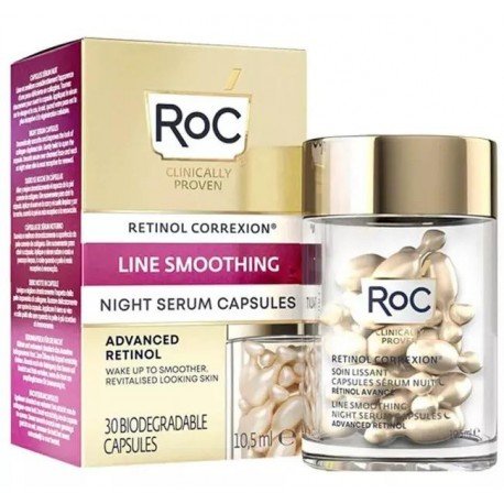 Roc Line Smoothing Noche 30 Cápsulas