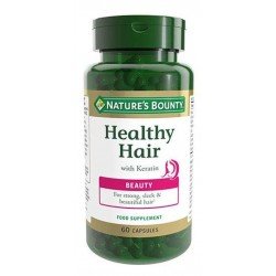 Comprar Nature's Bounty Healthy Hair con Queratina 60 Cápsulas