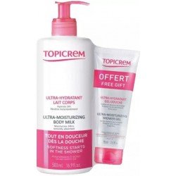 Comprar Topicrem Leche Ultra-Hidratante 500 ml + REGALO Gel de Ducha 75 ml