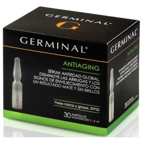 Germinal Acción Profunda Piel Mixta Grasa 30 Ampollas