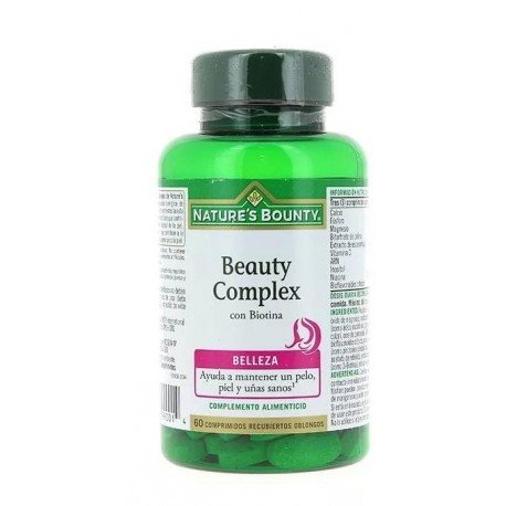 Nature's Bounty Beauty Complex con Biotina 60 Comprimidos