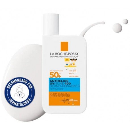 La Roche Posay Anthelios UV-MUNE 400 Dermopediatrics Fluido Invisible SPF50+ 50 ml