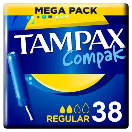 Tampax Compak Tampones Regular 38 uds
