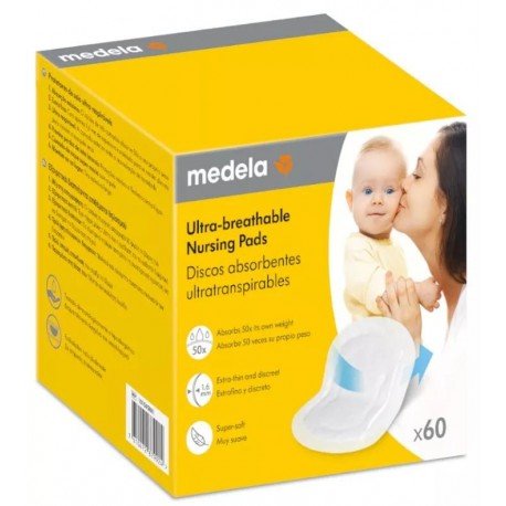 Medela Discos Lactancia Absorbentes Ultratranspirables 60 uds