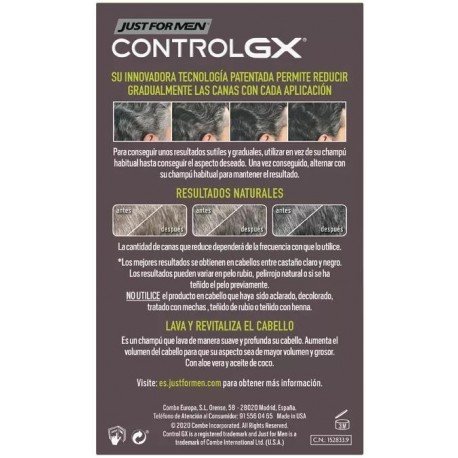 Just For Men Control GX Champú Reductor de Canas 118 ml