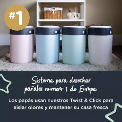 Tommee Tippee Recambios Contenedor Pañales Sangenic Twist&Click 12 Uds