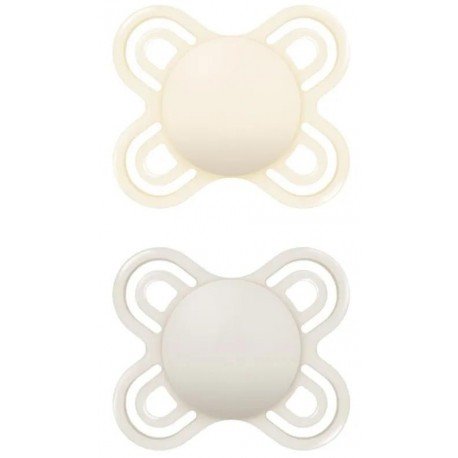 MAM Chupete Perfect Start Neutro Mate 0-2m 2 uds