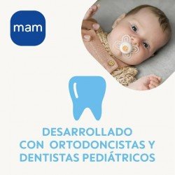MAM Chupete Perfect Start Neutro Mate 0-2m 2 uds