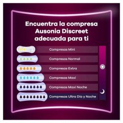 Ausonia Discreet Compresas Ultra Día y Noche 12 uds