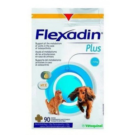 Flexadin Plus Perros Pequeños y Gatos 90 Comprimidos